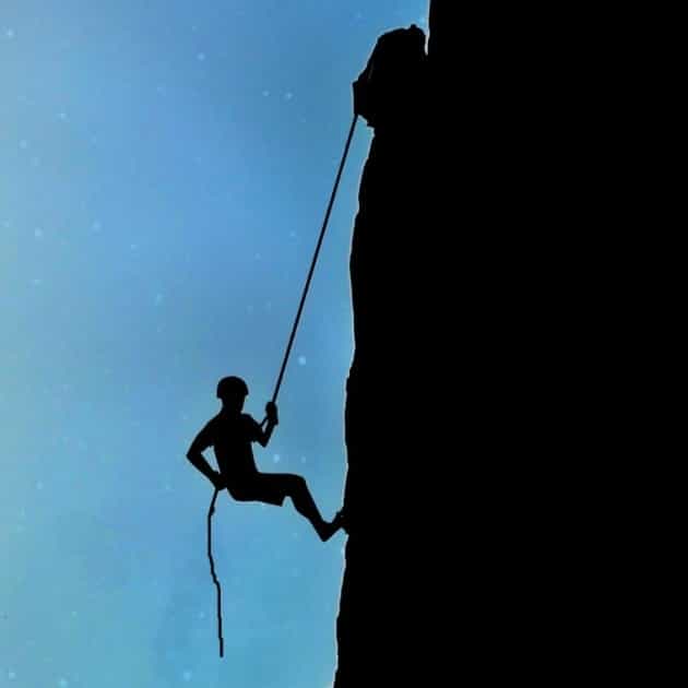 Flagship Blazetrue business consulting services for small business entrepreneurs and startups. person climbing mountain.